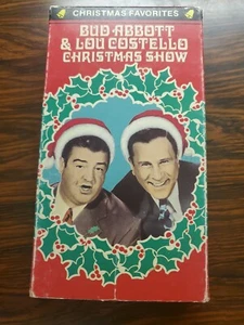 RARE Bud Abbott And Lou Costello Christmas Show Vhs Tape Christmas Favorites - Picture 1 of 3