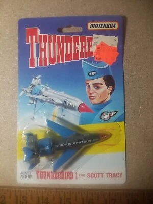 Nuevo Matchbox Thunderbird 1994 1 piloto Scott Tracy cohete barco diecast vintage Foto 1 de 3