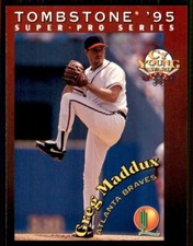 1995 Tombstone Pizza Super-Pro Series Greg Maddux Atlanta Braves #5