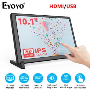 10.1'' 1280*800 Capacitive Touchscreen HDMI Monitor IPS Display for Raspberry Pi - Picture 1 of 7