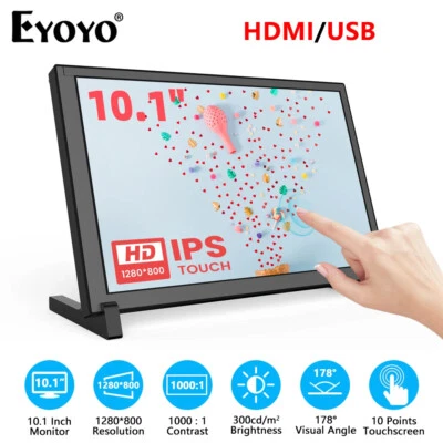 10.1'' 1280*800 Capacitive Touchscreen HDMI Monitor IPS Display for Raspberry Pi - Image 1 of 4