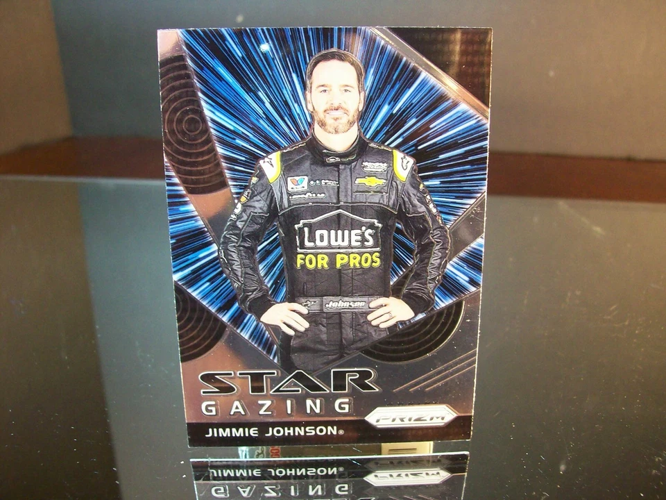 Jimmie Johnson #48 Lowe's For Pros Panini Prizm Star Gazing 2018 Card #65 - Image 1 of 1
