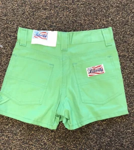 NWT Vintage Green 70’s Liberty High Waisted Shorts Kid’s 10 - Picture 1 of 4