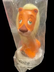 VTG 1971 Dakin Goofy Grams Lion Statue Sorry You Are Feeling Beastly Kitsch NOS - Picture 1 of 5