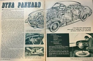 Citroen Dyna Panhard 1956 prueba de carretera ilustrado - Imagen 1 de 1