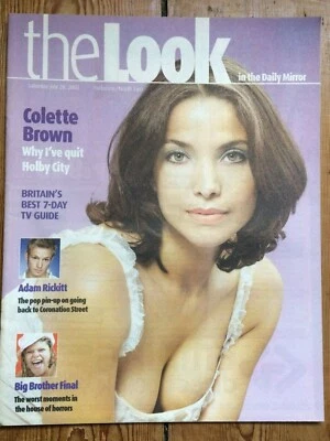 THE LOOK magazine 20/07/2002 COLETTE BROWN Adam Rickitt Liz Smith Big Brother 3 - Image 1 of 2