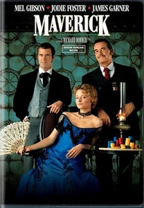 Maverick - Mel Gibson , James Garner , Jodie Foster - New DVD - Picture 1 of 2