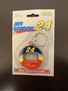 Vintage Jeff Gordon Bottle Opener Keychain Rare Collectible NASCAR 1998 - Picture 1 of 2