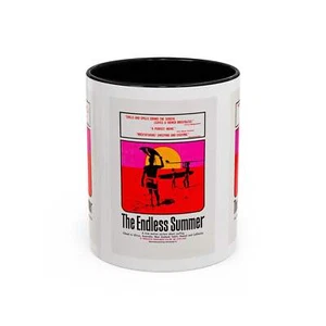 Cult Classic Movie Poster Art Accent Coffee Mug (11, 15oz) - Endless Summer 1966 - Picture 1 of 40