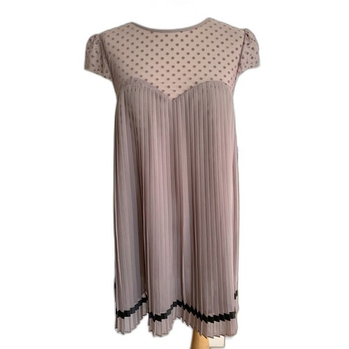 UNDERCOVER Abito Victoria Secret Swiss Dot Babydoll plissettato in chiffon XS