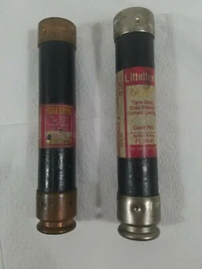 (1) LITTLEFUSE 40A RK5 STYLE FUSE-FSLR40--(1) FUSETRON FRS-R-40 - Picture 1 of 1