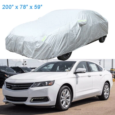 Cubierta completa de auto para Chevrolet Impala agua sol nieve a prueba de lluvia exterior Foto 1 de 4