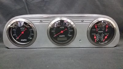 Ford Falcon 1960 1961 1962 1963 calibre 3 clúster negro Foto 1 de 4