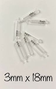 Sonajeros de vidrio - 25 piezas - 3 mm para gusanos, plantillas, moscas, señuelos ¡y más! - Imagen 1 de 1