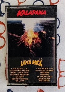 Kalapana Lava Rock 1987 Private Press Hawaiian Rock Cassette Album VG+ - Picture 1 of 4