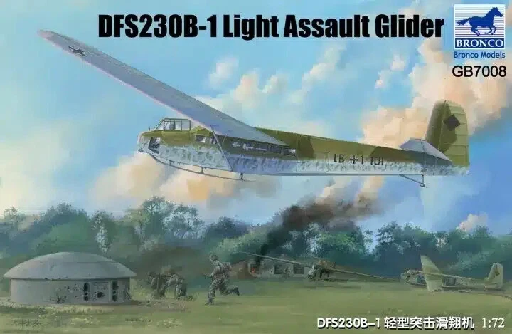 Bronco GB7008 DFS230B-1 Light Assault Glider Kit Montaggio 1/72 - Immagine 1 di 1