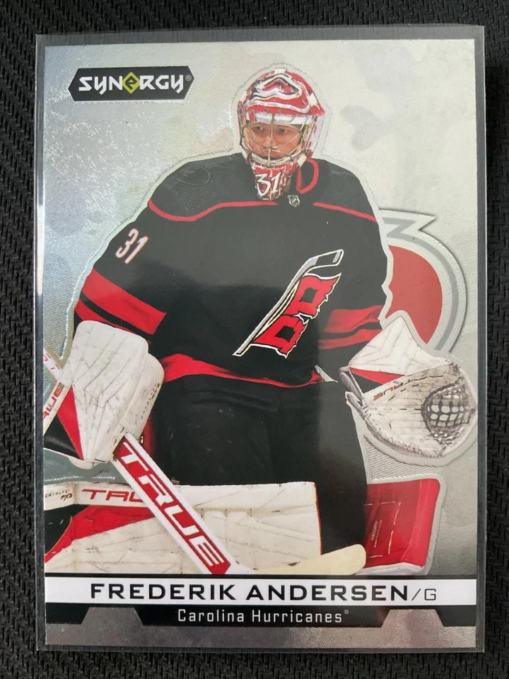 Frederik Andersen 2024-25 Upper Deck Synergy NHL Impressions Insert Card #IM-52 - Image 1 of 1