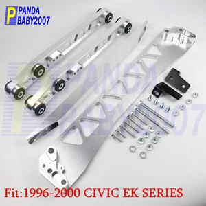FOR 96-00 CIVIC EK BWR RACING REAR LOWER SUBFRAME BRACE CONTROL ARM TIE BAR SIL - Picture 1 of 7