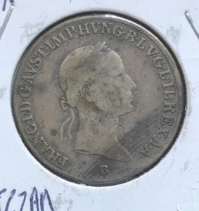 1835B HUNGARY 20 KRAJCZAR SILVER COIN -FRANZ II -MADONNA WITH CHILD-KM#415.3 - Picture 1 of 4