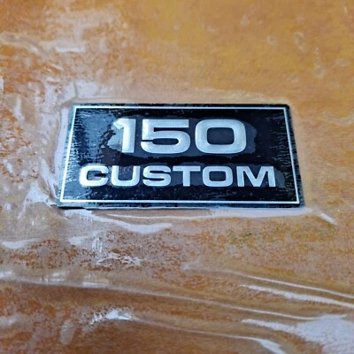 1981-1986 Dodge D150 W150 B150 Ramcharger NOS MoPar 150 CUSTOM NAMEPLATE INSERT - Image 1 of 2