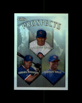 1999 Topps Chrome Refractors #436 R.Brown/Stenson/Wells (ref 164140) - Image 1 of 2