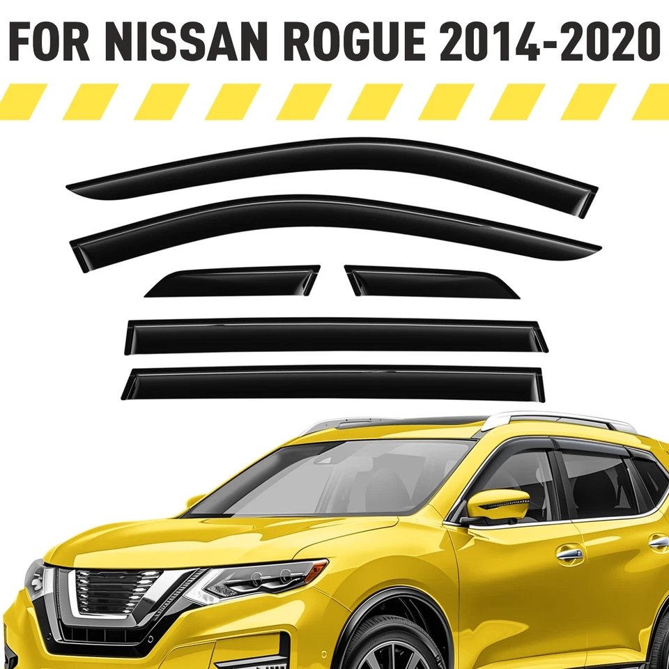 Rain Guards Vent Visors Shade for 2014-2020 Nissan Rogue - Image 1 of 4
