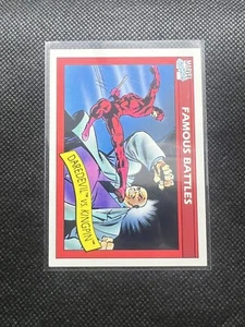 1990 IMPEL MARVEL COMICS SUPER HEROES SERIE 1 DAREDEVIL VS KINGPIN #95 - Bild 1 von 2