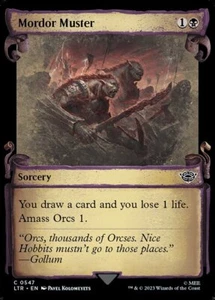 MTG MORDOR MUSTER 547 FOIL EXC - ADUNATA DI MORDOR - LTR X EN - MAGIC - Picture 1 of 1