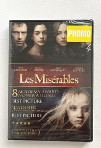 Les Misérables 2012 Film Musical Hugh Jackman Anne Hathaway DVD New Sealed - Picture 1 of 7