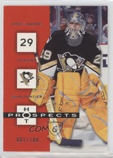 2005-06 Fleer Hot Prospects Red Hot /100 Marc-Andre Fleury #79