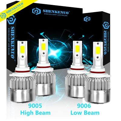 Combo de conversión de faros LED 8K para GMC Yukon 9005 + 9006 1992-2006 Foto 1 de 4