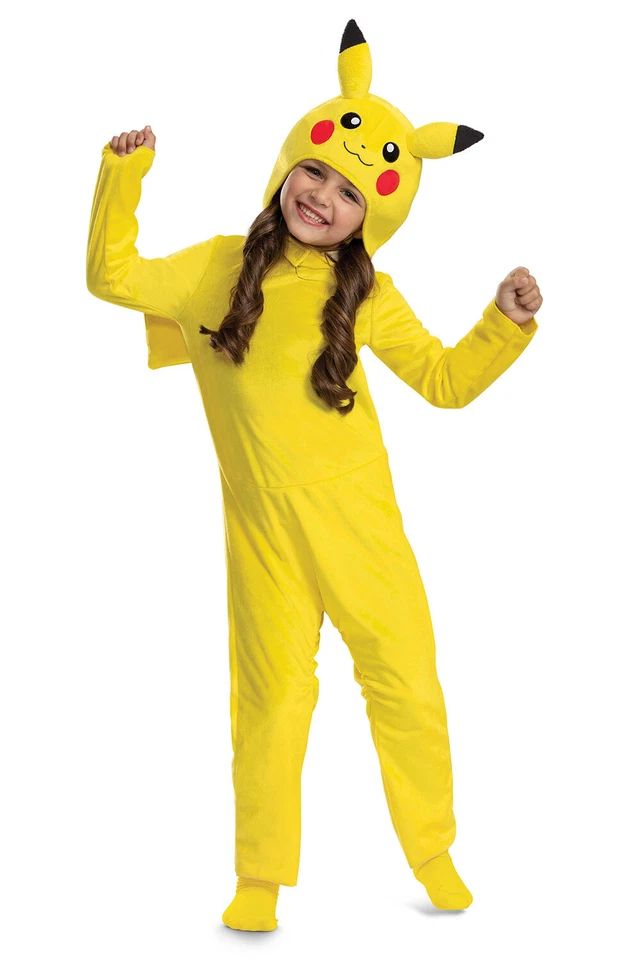 Disguise Pikachu Costume Romper Official Pokemon Toddler Outfit and Headpiece