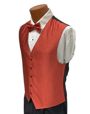 Chaleco y corbata de esmoquin de caqui Ralph Lauren para hombre naranja rojizo envío gratuito Foto 1 de 2