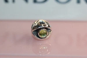 NEW PANDORA Peridot Eye CHARM 790127PE GIFT BOX RETIRED - Picture 1 of 4