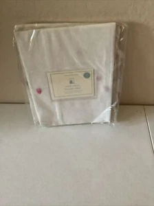 Pottery Barn Kids White Heart Sheer Red Hearts Curtains Pole Pockets - Picture 1 of 2