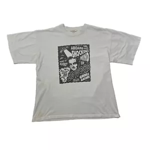 T-shirt vintage film horror a bordo della mente scioccante di Ed Wood taglia XL USA - Foto 1 di 10