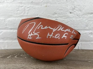 Moses Malone HOF 2001 Inscribed NBA Autographed Signed Spalding Basketball Rare - Picture 1 of 1