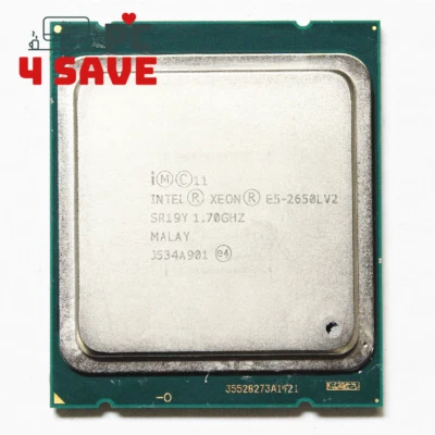 Intel Xeon E5-2650L V2 1.70GHz 10-Core 25MB LGA2011 Server CPU Processor SR19Y - Image 1 of 2