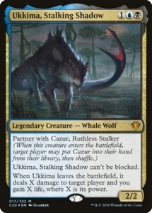 MTG Magic the Gathering Ukkima, Stalking Shadow (17/355) Commander 2020 LP - Picture 1 of 1