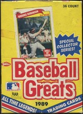 1989 Swell Baseball Greats - Pick A Player