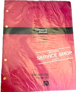 John Deere 965 Wagon OMW21354 Operators Manual Book - Picture 1 of 4