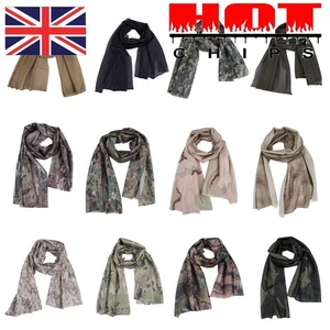 Camo Mesh Neck Scarf Breathable Mesh Net Scarves Multi-purpose Neckerchief *AU - Picture 1 of 30