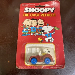 Vintage 1971 Snoopy Sportwagen Die Cast Metall Auto MOC 70er Jahre Nr. 1010 - Bild 1 von 4
