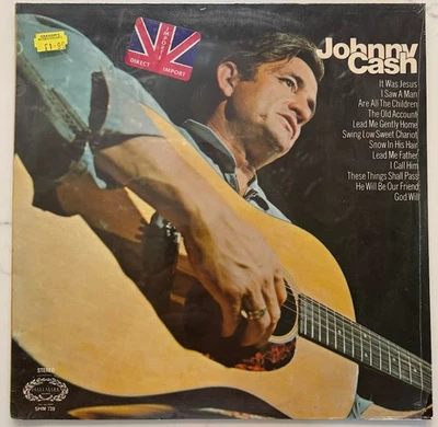 Johnny Cash Hymns by Johnny Cash LP Vinyl SHM 739 UK Import 1971 Reissue SEALED - Image 1 of 4