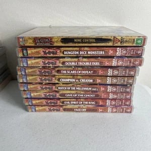 yu-gi-oh dvd Bundle x9 region 4 pal free Tracked postage - Picture 1 of 14