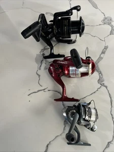 Lote de (3) Carretes Shakespeare, Micro Series, Tiger TSP 50CC, Alpha WMA 170 - Imagen 1 de 9