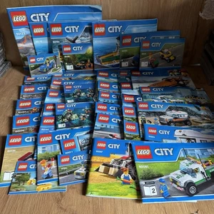 Lote de 38 folletos manuales de instrucciones LEGO City paquete de trabajo - Imagen 1 de 8