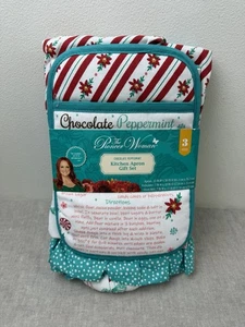Pionierin Frau Schokolade Pfefferminz Plätzchen Küchenschürze Geschenkset Weihnachten NEU - Bild 1 von 4