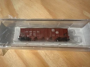 N Scale - (Bowser) 38114 H21 4 Bay Coal Hopper "Pennsylvania" #186122 NIB - Picture 1 of 2