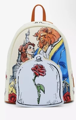 Mini mochila Disney Beauty and the Beast Loungefly - Imagem 1 de 4